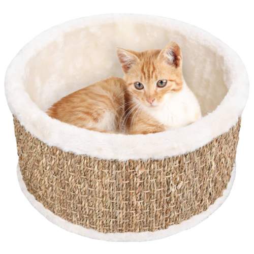 zahrada-XL Kulatý pelíšek pro kočku 36 cm mořská tráva