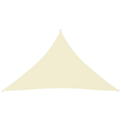 shumee plachta oxfordská látka trojúhelník 3x3x4,24 m krémová