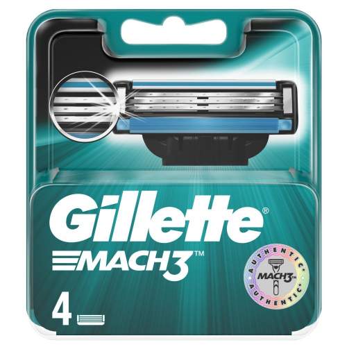Gillette Mach3  4 ks