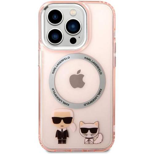 Karl Lagerfeld Karl and Choupette kryt s MagSafe pro iPhone 14 Pro Max