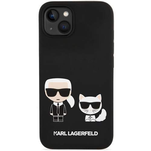 Karl Lagerfeld Karl and Choupette silikonový kryt s MagSafe pro iPhone 14