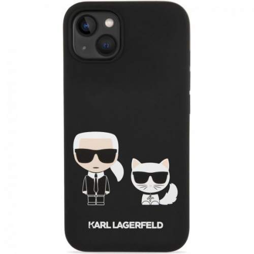 Karl Lagerfeld MagSafe Liquid Silicone Karl and Choupette pro iPhone 14 Plus