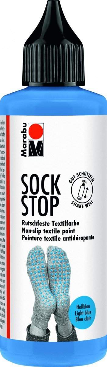 Marabu Sock Stop Protiskluzová barva - světle modrá 90ml