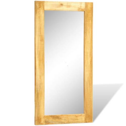 VIDA zrcadlo s rámem z dřeva 120 x 60 cm