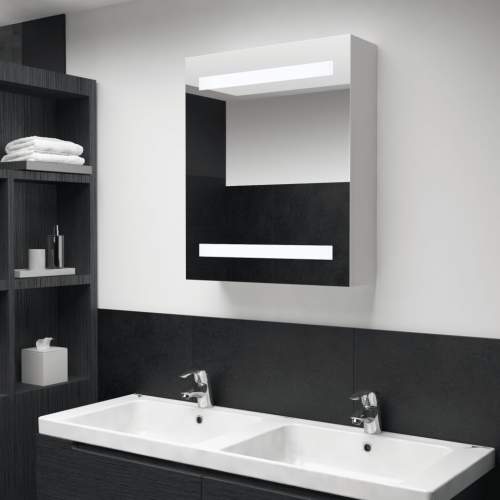 SHUMEE LED koupelnová zrcadlová skříňka 50 x 13,5 x 60 cm