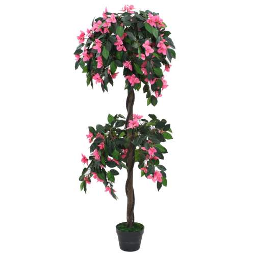 SHUMEE Umělý rododendron s květináčem 155 cm zelená a růžová