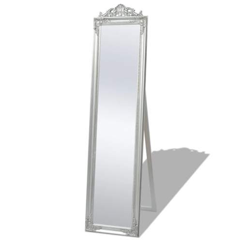 Shumee Volně stojící zrcadlo 160x40 cm stříbrné