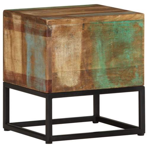 HD Odkládací stolek 30 x 30 x 33 cm masivní recyklované dřevo