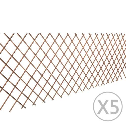 Vrbový trelážový plot 5 ks 180 x 90 cm