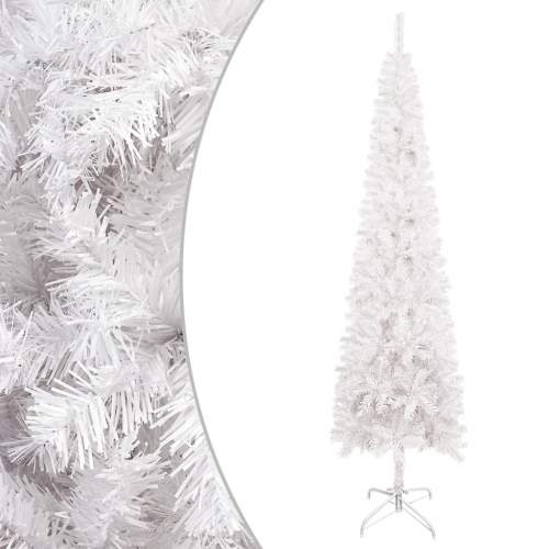 shumee Úzký vánoční stromek bílý 180 cm