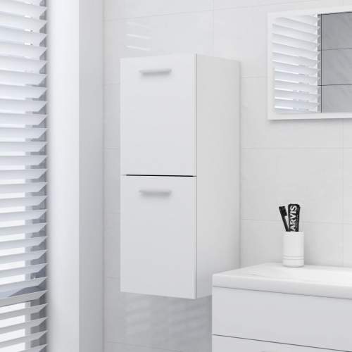 HD Koupelnová skříňka bílá 30 x 30 x 80 cm dřevotříska