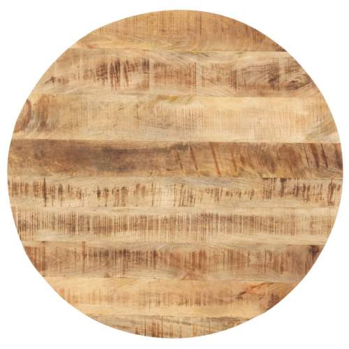 shumee Stolní deska masivní mangovníkové dřevo kulatá 25–27 mm 40 cm