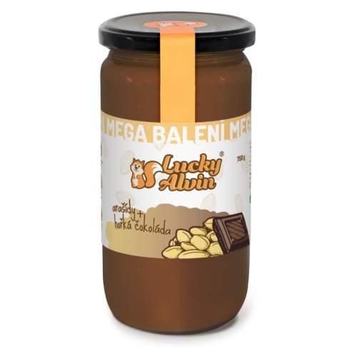 LUCKY ALVIN Arašídy + hořká čokoláda 750 g