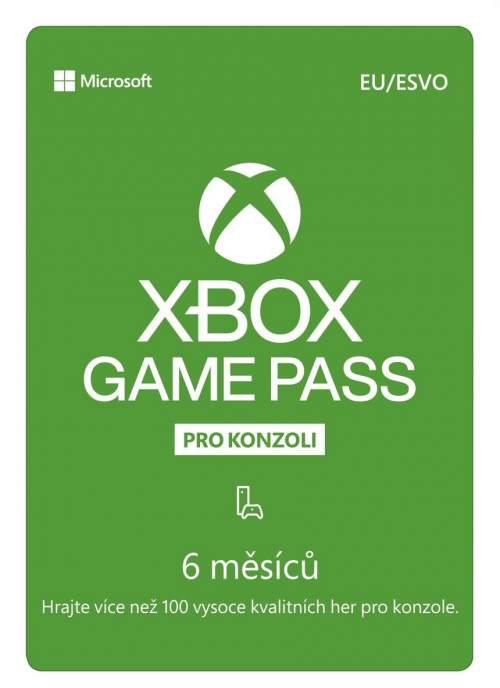 Xbox Game Pass - 6 měsíční předplatné