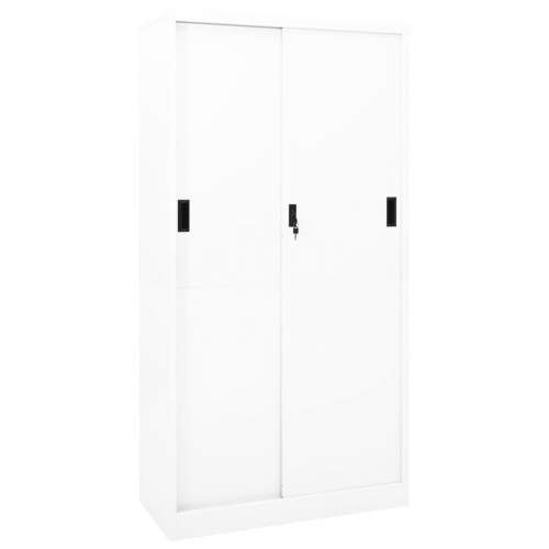 SHUMEE s posuvnými dveřmi bílá 90 × 40 × 180 cm
