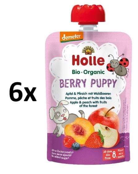 HOLLE Berry Puppy BIO jablko broskev a lesní plody