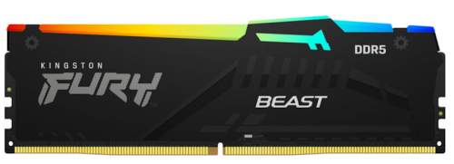 KINGSTON FURY Beast Black RGB 32GB DDR5 4800MHz / CL38 / DIMM
