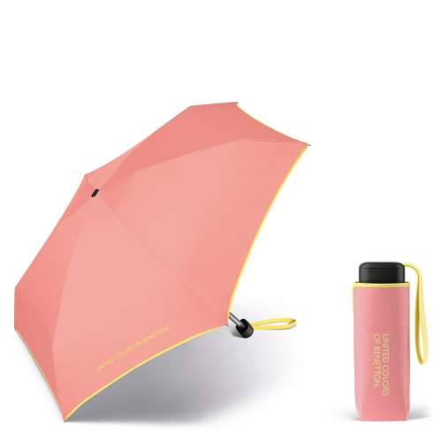 Benetton Dámský a dívčí skládací deštník Ultra Mini flat conch shell 56459