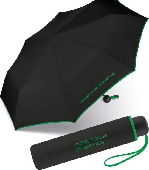 Benetton Deštník skládací Super Mini 56201 černý