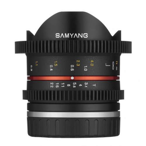 SAMYANG 8 mm T3,1 Cine UMC Fish-eye II pro Canon EF-M