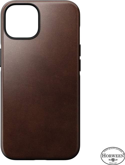 Nomad Modern Leather MS Case, brown - iPhone 14
