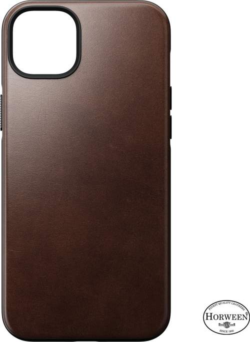 Nomad Modern Leather MagSafe Case iPhone 14 Plus hnědá
