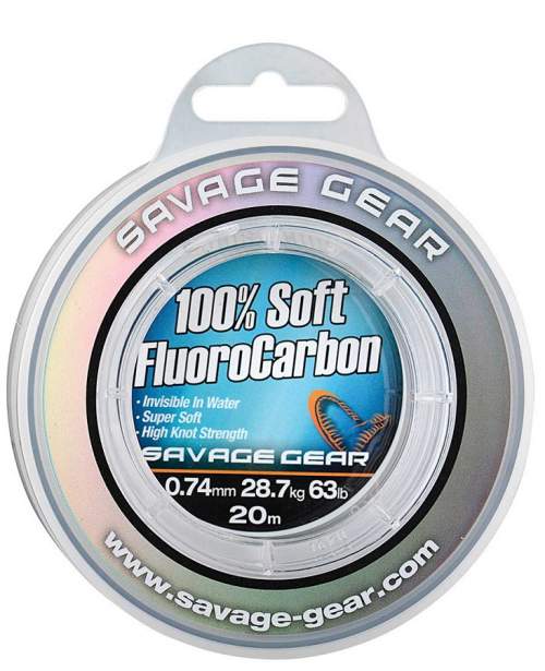 Savage Gear Soft Fluoro Carbon 0,74mm 28,7kg 63lb 20m