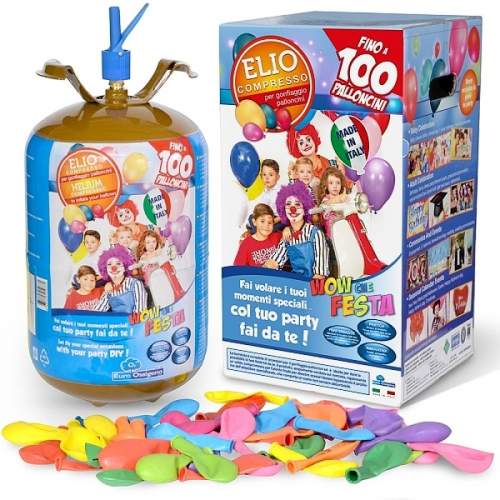 ALBI Helium set s balónky barevné 100 ks