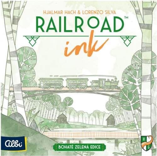 ALBI Railroad Ink Zelená edice