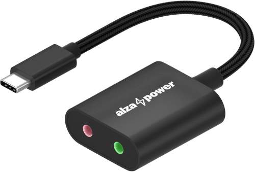AlzaPower External Sound Card X250 matná černá