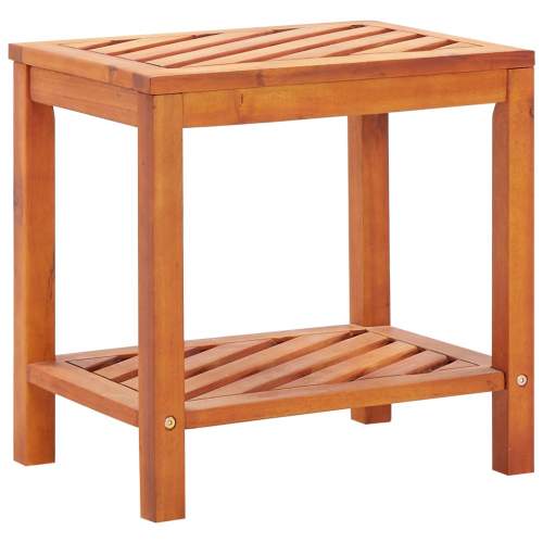 shumee Odkládací stolek z masivního akáciového dřeva 45 × 33 × 45 cm