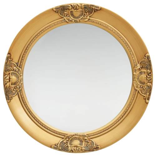 Nástěnné zrcadlo barokní styl 50 cm zlaté