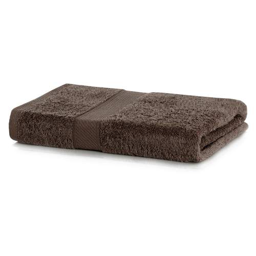 Bavlněný ručník DecoKing Bira hnědý, velikost 70x140
