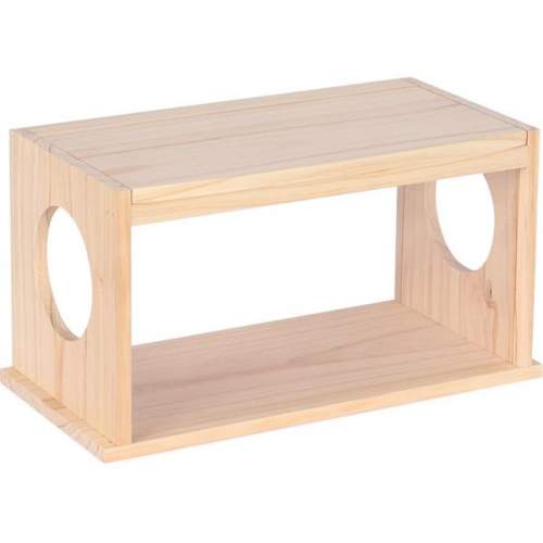 Koupelna box na písek dřevo/plexi 35x17,5x18,5cm