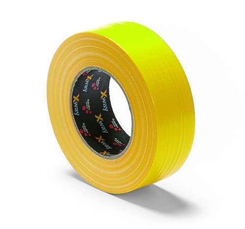 Lepicí páska SCHULLER Stavební tkaninová lepicí páska X-WAY STRONG, žlutá, 44 mm x 50 m