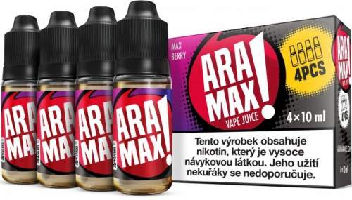 ARAMAX 4Pack Max Berry 4x10ml-18mg