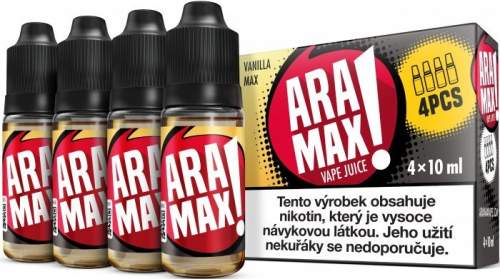 ARAMAX 4Pack Vanilla Max 4x10ml-3mg