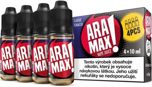 ARAMAX 4Pack Green Tobacco 4x10ml-6mg