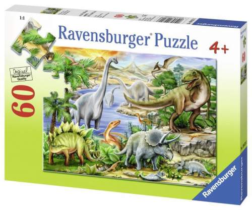 Ravensburger Puzzle - Prehistorický život 60 dílků