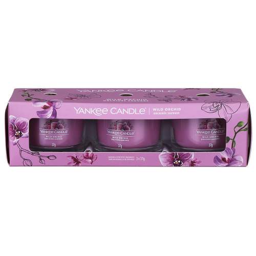YANKEE CANDLE Wild Orchid set Sampler 3× 37 g
