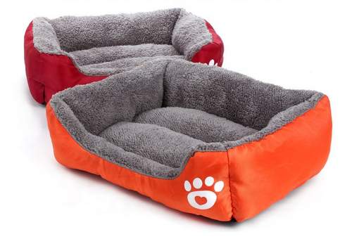 Pelech Sofa pro psy a kočky Oranžový M