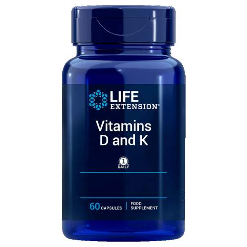 Life Extension Vitamins D & K 60 kapslí