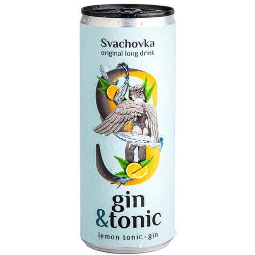 Svachovka Gin & Tonic 0,25l 7,2% plech