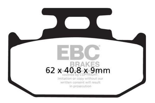 EBC FA152 TT karbonové brzdové destičky pro motorku