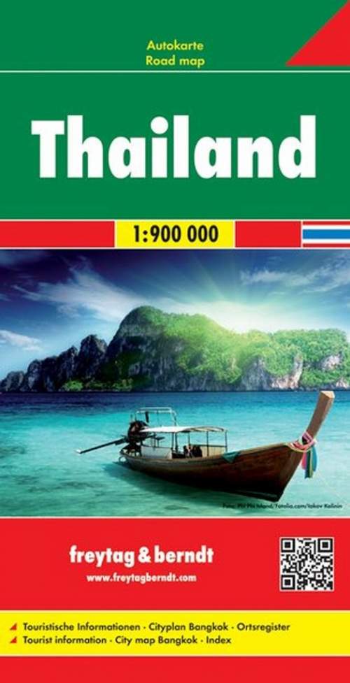 Automapa Thajsko 1:900 000