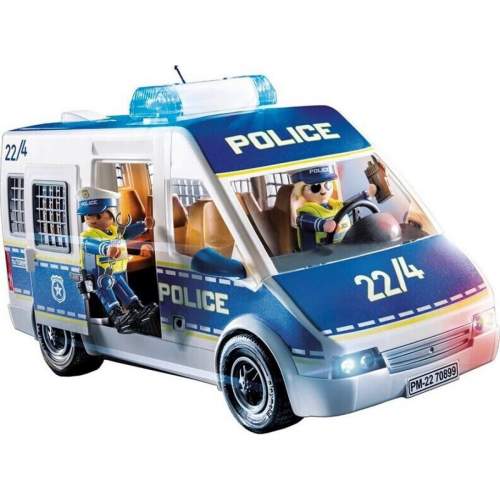 Playmobil Polizei-Mannschaftswagen mit Licht Sound