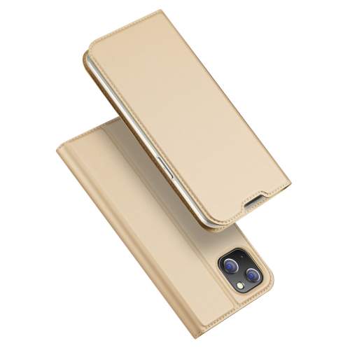 Dux Ducis Skin Pro Holster Cover Flip iPhone 14 zlatý