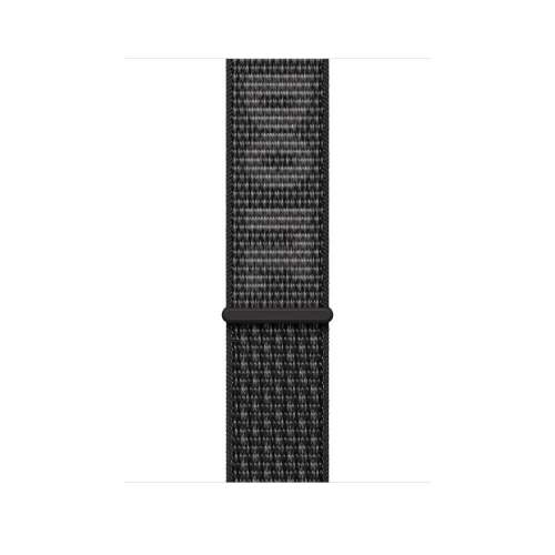 Apple Watch 45mm černý/sněhobílý Nike provlékací sportovní řemínek
