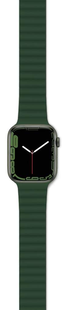 EPICO magnetický pásek pro Apple Watch 42/44/45mm, šedý/zelený