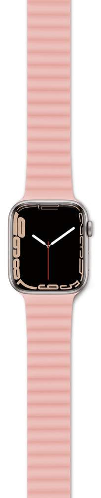 EPICO magnetický pásek pro Apple Watch 38/40/41mm, růžový/šedý